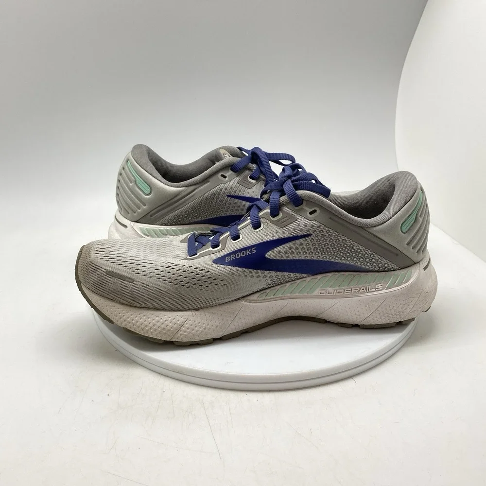 Brooks Sneakers Womens 10.5 Adrenaline GTS 22 1203531B045 Gray Running Gym Shoes